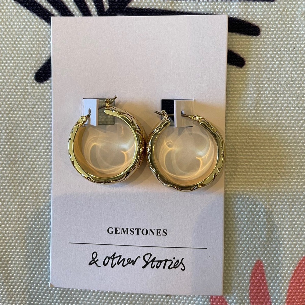 &OTHERSTORIES Gold Hoop Earrings